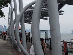 河岸风景-淡水老街