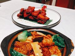 香菇菜心面筋煲-乾隆美食·本帮菜(黄河路店)