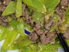 莴笋炒牛肉-始兴县农家小院餐馆