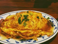 芙蓉蛋叉烧饭-玫瑰苑烧腊饭店