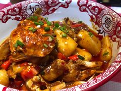梭子蟹炒年糕-辣小鲜·南昌大排档(船山路店)