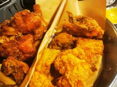 炸鸡一半一半-富乐满韩国正宗炸鸡韩国料理(虹泉路店)