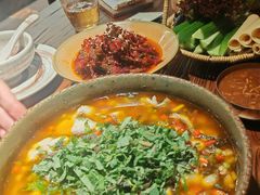 藿香仔乌鱼-拾光与烟火丨炭火串烧·自贡小活鲜(西村大院店)