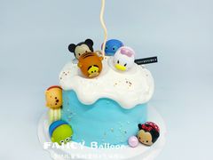-卡比儿童蛋糕·心意定制·低脂零卡糖动物奶油FancyBALLOON(滨海店)