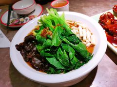白灼菌菇菜心-新白鹿餐厅(嘉兴八佰伴华府店)