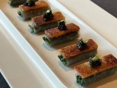 鱼子酱脆皮野菜松板肉-上海滩餐厅(BFC外滩金融中心店)
