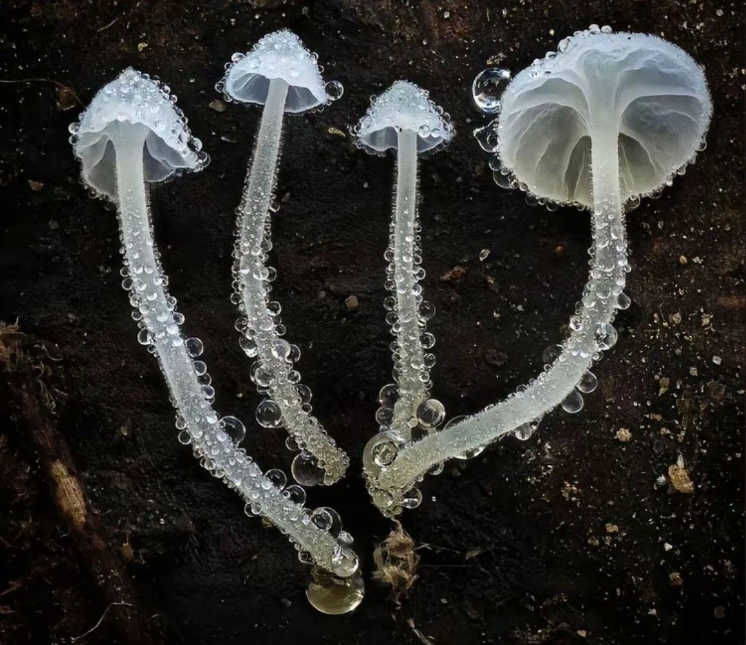 你见过会发光的蘑菇吗?