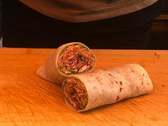 严氏巴西烤肉卷片皮烤鸭卷