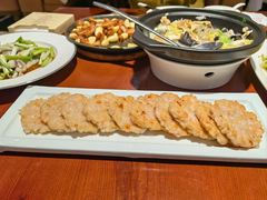 莲藕煎虾饼-郑庄脂渣海鲜楼(九水路店)