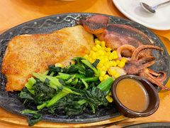 鱿鱼鸡排拼盘-萨莉亚意式餐厅(中信地铁商场店)