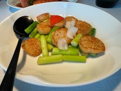 高山芦笋炒大元贝-莉莉海堂HAITANG·烤鸭(国贸商城店)