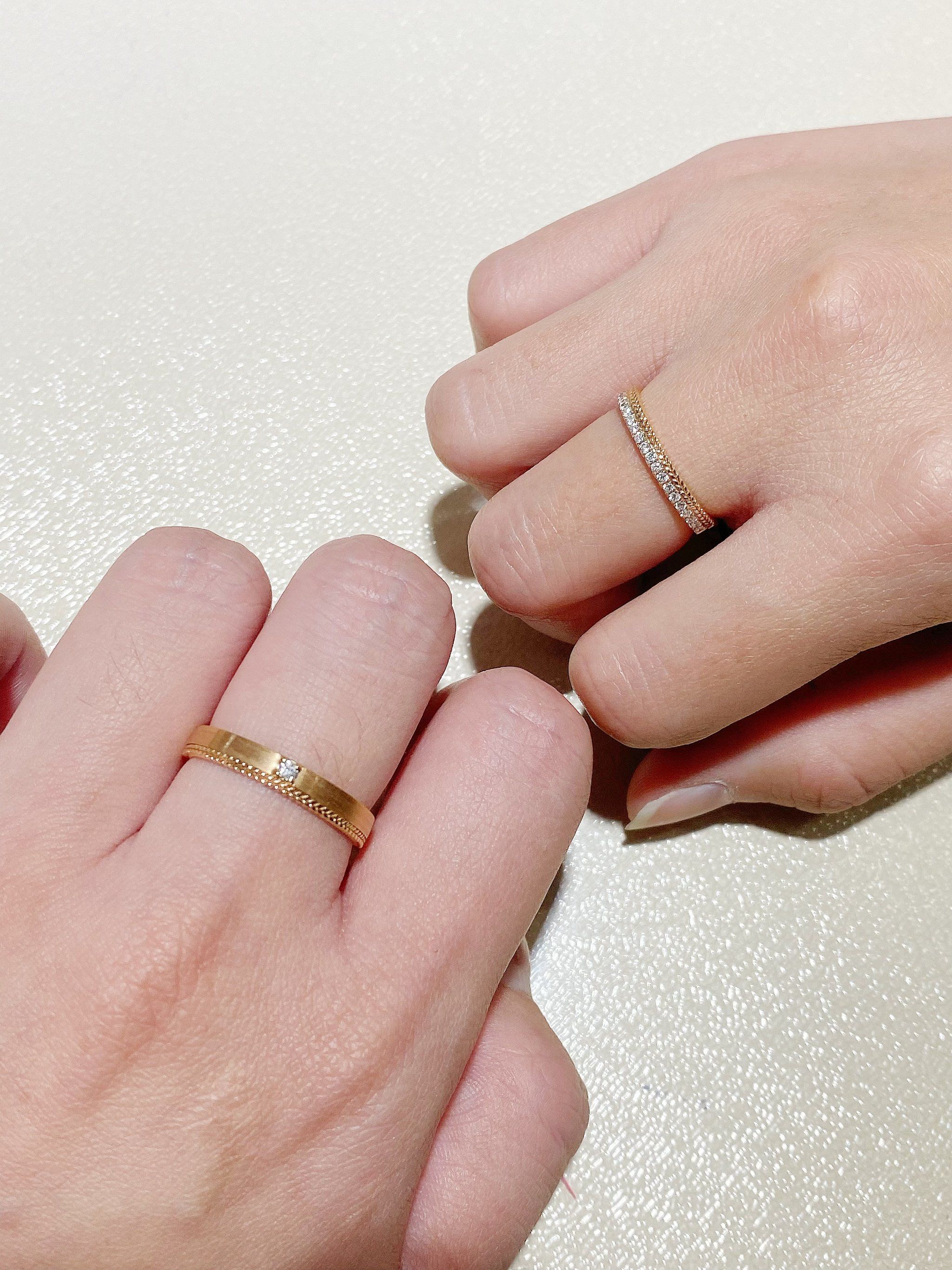 18k情侣对戒
#钻戒定制#婚戒#对戒#婚戒定制#对戒定制#备婚#情侣