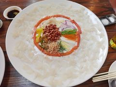 三文鱼鱼生捞起-猪肉婆私房菜(容桂总店)