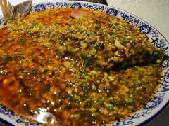 泡豇豆烧胭脂鱼-高坎一品甲鱼庄(两河店)