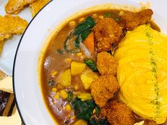炸鸡块咖喱蛋包饭-池奈·日式咖喱蛋包饭(老城根Gpark店)