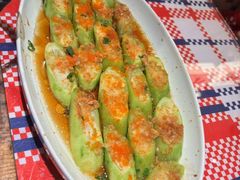 蟹籽蒜蓉蒸丝瓜-蚝魁·海鲜大排档·啫啫·生蚝(体育西店)