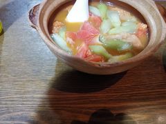 番茄丝瓜炒面筋-沈记菜馆(酒仙桥路店)
