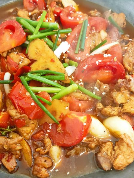 徐记番茄鸡店(航天罗庄店)-"过节回遵义老同学带我来吃的,说这家来吃