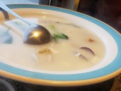 三鲜豆腐汤-渔民船说·北塘海鲜·天津菜·海肠捞饭(北塘古镇店)