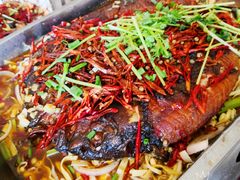 烤鱼-天盛海鲜烧烤大排档·本地小海鲜·牟平腿穗子(幸福店)