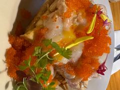 三文鱼虾仁流心蛋开放三明治-salée