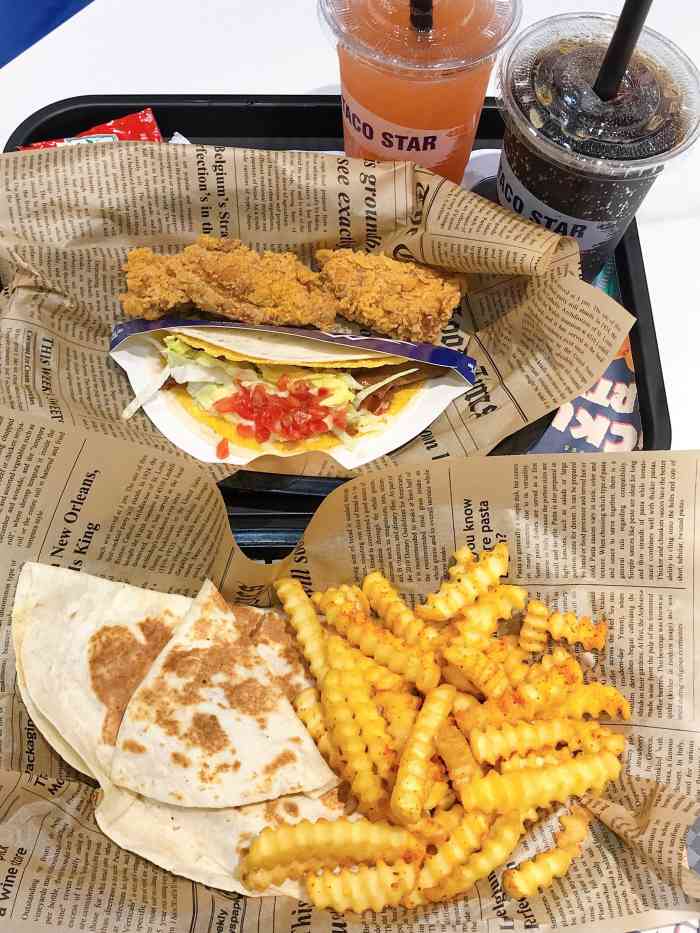 taco star 塔可星(和达城店)-"这个月快餐吃得很多,一个是在上班时间