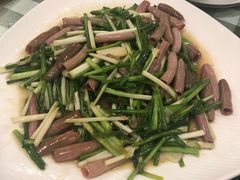韭菜炒海肠-华圆美食-老蓬莱菜(蓬港路店)