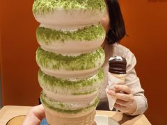 五球蛋卷冰激凌（抹茶味）-DQ·蛋糕·冰淇淋(湖景东路店)