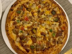 烤鸡肉薄披萨-老别墅西餐厅.酒馆(西堤店)