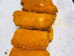 自制炸鲜奶-高玛纳驴肉火烧(河间总店)