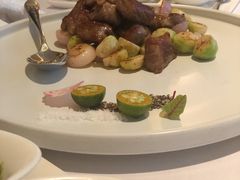 青柠海盐煎和牛粒-广州富力丽思卡尔顿酒店·丽轩·粤菜