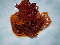 陈皮灯影莲藕片-许家菜.艺创菜(仁和新城店)