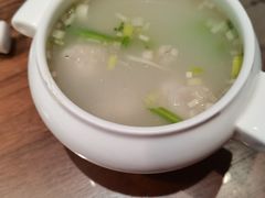 鲜嫩黄花鱼丸汤-将相和·海鲜蒸饺大连菜