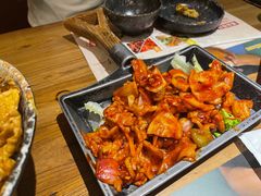 辣椒酱炒五花肉-冰川延边料理·炭烤串(原小木屋店)