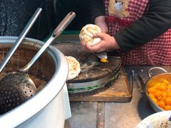 -清真马乐贝腊牛肉蛋黄菜夹馍(马蓉洒金桥店)