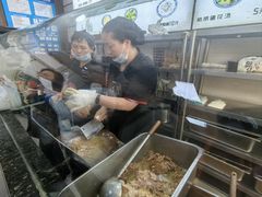 手工现场切馍-樊记腊汁肉(竹笆市总店)