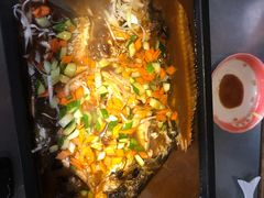 凌波鱼-探鱼·鲜青椒爽麻烤鱼(天一广场店)