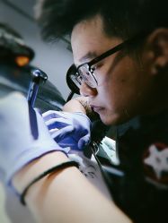 点击看大图 工作中-怪咖纹身刺青