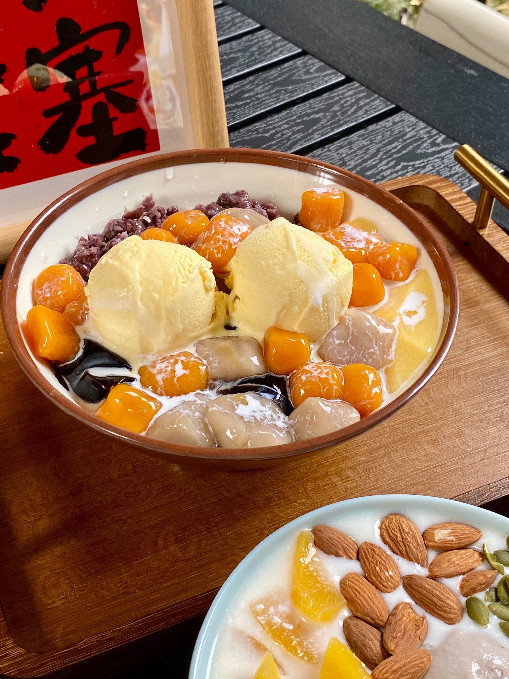 纯手工鲜芋圆!一碗料好足✨🍡🍧