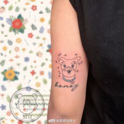 简笔画-黑旗纹身