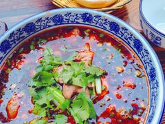 血肠粉丝-陈仓老街美食天地
