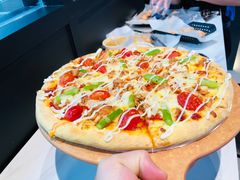三文鱼芦笋披萨-达美乐比萨(留仙大道店)