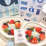 在印象城 吃到啦像油画一样漂亮嘟酸奶