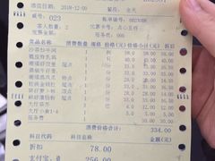 账单-潮福城大酒楼·潮粤菜·港式点心(阳光城店)
