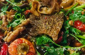 Grilled Tripe and Duck Intestines