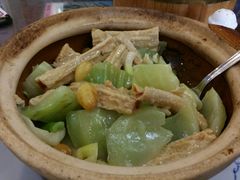 枝竹銀杏芥菜煲-阿殳菜馆·私厨(水围村店)