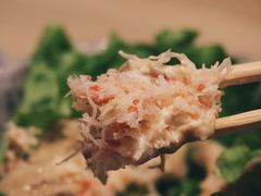 蟹黄沙拉-梅丘·寿司の美登利(银座店)