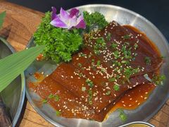 -明洞阿姨·韩式酱蟹烤肉·创意料理(三元桥店)