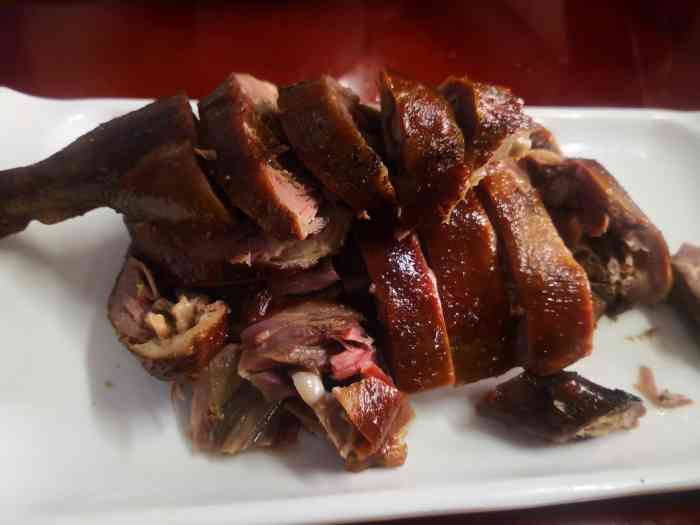 洛带供销社饭店-"「油烫鹅」这是上来的第一道菜,也是朋友极.