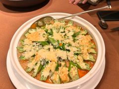 蒜蓉粉丝蒸秋葵-穿越·外婆家(西溪天堂店)
